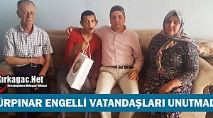 GÜRPINAR ENGELLİ VATANDAŞLARI UNUTMADI