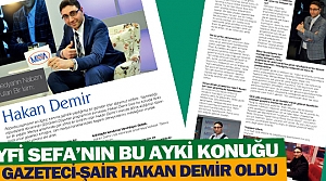 HAKAN DEMİR “KEYFİ SEFA’YA” KONUK OLDU