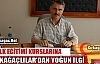 HALK EĞİTİMİ KURSLARINA BÜYÜK İLGİ