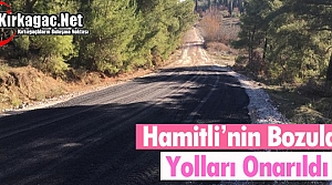 HAMİTLİ'NİN BOZULAN YOLLARI ONARILDI