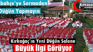 HASBAHÇE KIR DÜĞÜN SALONU BÜYÜK İLGİ GÖRÜYOR