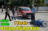 HASTANE ÖNÜNDE KAZA(VİDEO)