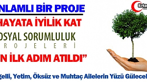 HAYATA İYİLİK KAT SOSYAL SORUMLULUK PROJESİNDEN İLK ADIM