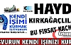 HAYDİ KIRKAĞAÇLILAR BU FIRSAT KAÇMAZ