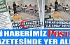 İKİ HABERİMİZ POSTA GAZETESİNDE YER ALDI(POSTA)