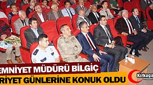 İL EMNİYET MÜDÜRÜ BİLGİÇ KARİYER GÜNLERİNE KONUK OLDU