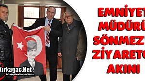 İLÇE EMNİYET MÜDÜRÜ SÖNMEZ'E ZİYARETÇİ AKINI