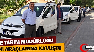 İLÇE TARIM YENİ HİZMET ARAÇLARINA KAVUŞTU