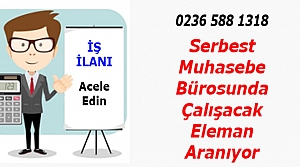 İŞ İLANI...ELEMAN ARANIYOR