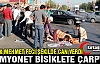 KAMYONET BİSİKLETE ÇARPTI 1 ÖLÜ