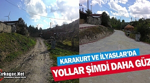 KARAKURT ve İLYASLAR’DA YOLLAR ŞİMDİ DAHA GÜZEL