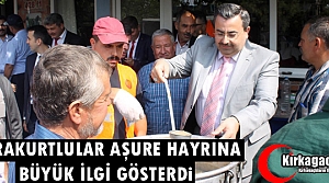 KARAKURTLULAR AŞURE HAYRINA BÜYÜK İLGİ GÖSTERDİ