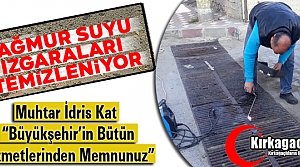 KARAKURT’TA YAĞMUR SUYU IZGARA BAKIMLARI YAPILDI