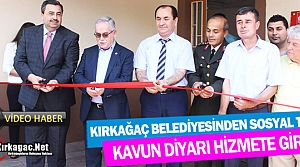 KAVUN DİYARI TÖRENLE HİZMETE GİRDİ(VİDEO)