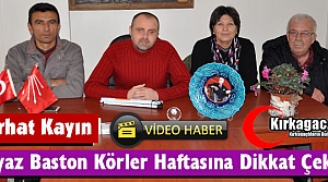 KAYIN “BEYAZ BASTON KÖRLER HAFTASINA” DİKKAT ÇEKTİ(VİDEO)