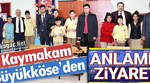 KAYMAKAM BÜYÜKKÖSE’DEN ANLAMLI ZİYARET 