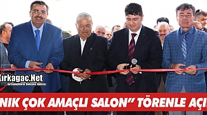 KINIK “ÇOK AMAÇLI ETKİNLİK SALONU“ AÇILDI 