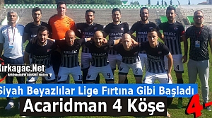 KIRKAĞAÇ ACARİDMAN LİGE FIRTINA GİBİ BAŞLADI 4-2