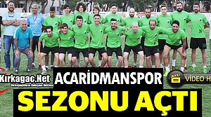 KIRKAĞAÇ ACARİDMAN SEZONU AÇTI