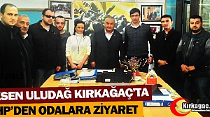 KIRKAĞAÇ CHP’DEN ODALARA ZİYARET