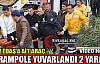 KIRKAĞAÇ GEDİZ EDAŞ ARACI ŞARAMPOLE YUVARLANDI(VİDEO)