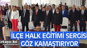 KIRKAĞAÇ HALK EĞİTİMİ “YIL SONU“ SERGİSİ GÖZ KAMAŞTIRDI