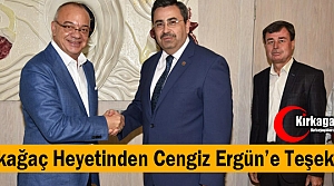 KIRKAĞAÇ HEYETİNDEN “CENGİZ ERGÜN'E“ TEŞEKKÜR