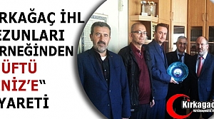 KIRKAĞAÇ İHL MEZUNLARI DERNEĞİNDEN “MÜFTÜ DENİZ'E“ ZİYARET