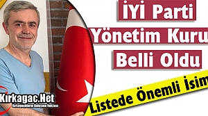 KIRKAĞAÇ İYİ PARTİ YÖNETİM KURULU BELLİ OLDU