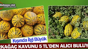 KIRKAĞAÇ KAVUNU 5 TL’DEN ALICI BULUYOR