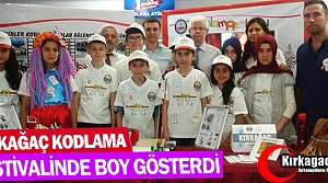 KIRKAĞAÇ KODLAMA FESTİVALİNDE BOY GÖSTERDİ