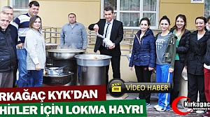 KIRKAĞAÇ KYK’DAN ŞEHİTLER İÇİN LOKMA HAYRI(VİDEO)