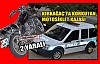 KIRKAĞAÇ'TA MOTOSİKLET KAZASI 2 YARALI