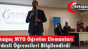 KIRKAĞAÇ MYO ÖĞRETİM ELEMANLARI GÖRDESLİ ÖĞRENCİLERİ...