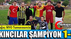 KIRKAĞAÇ MYO'DA AKINCILARSPOR ŞAMPİYON