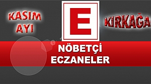 KIRKAĞAÇ NÖBETÇİ ECZANELER LİSTESİ(KASIM)