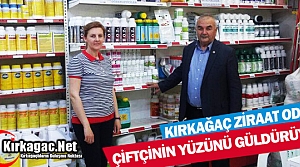 KIRKAĞAÇ ZİRAAT ODASI ÇİFTÇİNİN YÜZÜNÜ GÜLDÜRÜYOR