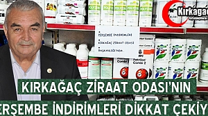 KIRKAĞAÇ ZİRAAT ODASI’NIN PERŞEMBE İNDİRİMLERİ DİKKAT ÇEKİYOR