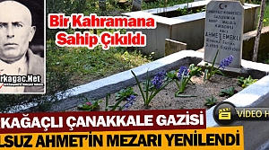 KIRKAĞAÇLI ÇANAKKALE GAZİSİ’NİN MEZARI YENİLENDİ(VİDEO)