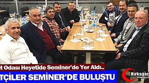 KIRKAĞAÇLI ÇİFTÇİLER SEMİNERDE BULUŞTU