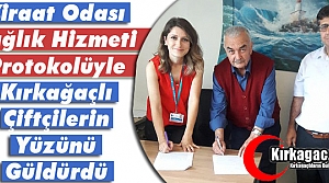 KIRKAĞAÇLI ÇİFTÇİNİN YÜZÜ “SAĞLIKTA”...