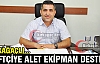 KIRKAĞAÇLI ÇİFTÇİYE ALET EKİPMAN DESTEĞİ