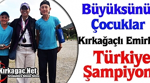 KIRKAĞAÇLI EMİRHAN ÇAKIR BOCCE’DE TÜRKİYE ŞAMPİYONU