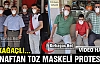 KIRKAĞAÇLI ESNAFTAN TOZ MASKELİ EYLEM(VİDEO)