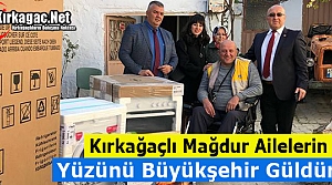 KIRKAĞAÇLI MAĞDUR AİLELERİN YÜZÜ GÜLDÜ