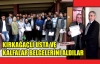 KIRKAĞAÇLI USTA VE KALFALAR BELGELERİNİ ALDI