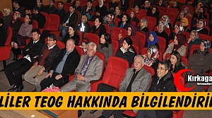 KIRKAĞAÇLI VELİLER TEOG HAKKINDA BİLGİLENDİRİLDİ