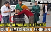 KIRKAĞAÇ’TA 150 KİŞİ DÜĞÜN YEMEĞİNDEN...