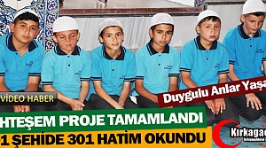 KIRKAĞAÇ’TA 301 ŞEHİDE 301 HATİM OKUNDU(VİDEO)