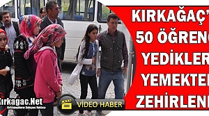 KIRKAĞAÇ’TA 50 ÖĞRENCİ YEDİĞİ YEMEKTEN ZEHİRLENDİ(VİDEO)